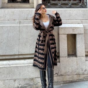 дълга жилетка miu miu