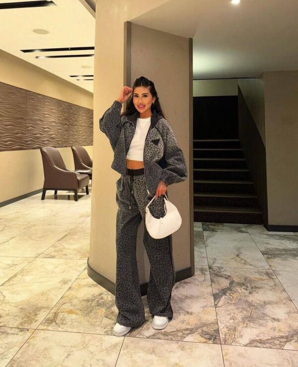 екип с животински принт prada - Image 2