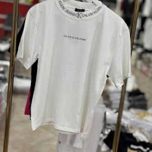 Тениска CK с бродирано лого