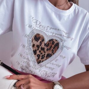 Тениска голямо сърце